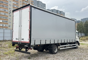 JAC N120 NEW БОРТОВОЙ С ТЕНТОМ (ШТОРЫ) И СДВИЖНАЯ КРЫША